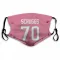 Pink Houston Texans Juice Scruggs   Face Mask