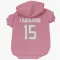 Pink Houston Texans Ka'imi Fairbairn   Dog & Cat Pet Hoodie