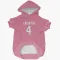 Pink Houston Texans Kamari Lassiter   Dog & Cat Pet Hoodie