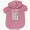 Pink Houston Texans Kedon Slovis   Dog & Cat Pet Hoodie