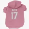 Pink Houston Texans Kris Boyd   Dog & Cat Pet Hoodie