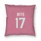 Pink Houston Texans Kris Boyd   Pillow Cover (18 X 18)