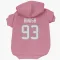 Pink Houston Texans Kurt Hinish   Dog & Cat Pet Hoodie