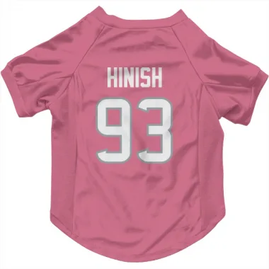 Pink Houston Texans Kurt Hinish   Dog & Cat Pet Jersey