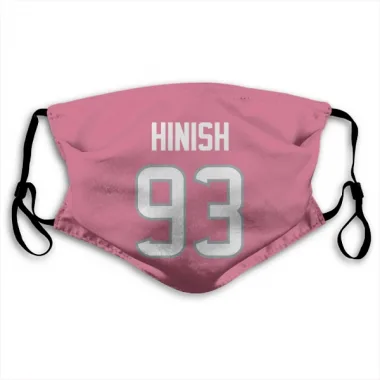 Pink Houston Texans Kurt Hinish   Face Mask