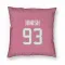 Pink Houston Texans Kurt Hinish   Pillow Cover (18 X 18)