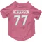 Pink Houston Texans LaDarius Henderson   Dog & Cat Pet Jersey