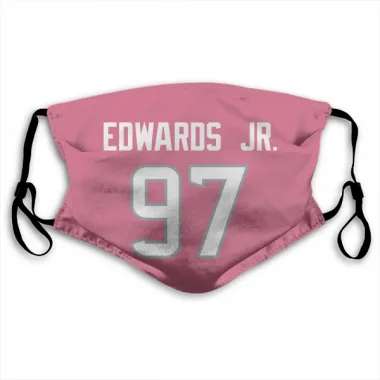 Pink Houston Texans Mario Edwards Jr.   Face Mask