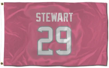 Pink Houston Texans M.J. Stewart   Flag (3 X 5)