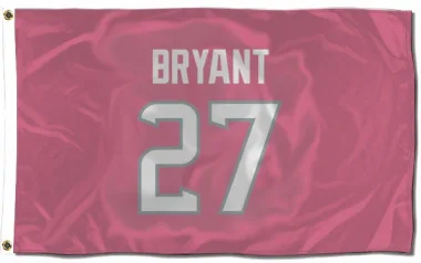 Pink Houston Texans Myles Bryant   Flag (3 X 5)