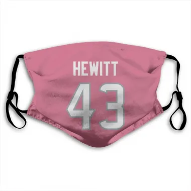 Pink Houston Texans Neville Hewitt   Face Mask