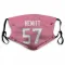 Pink Houston Texans Neville Hewitt   Face Mask