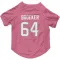 Pink Houston Texans Nick Broeker   Dog & Cat Pet Jersey