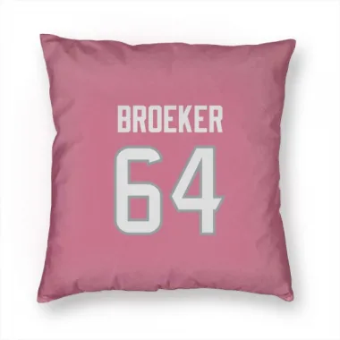 Pink Houston Texans Nick Broeker   Pillow Cover (18 X 18)