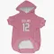 Pink Houston Texans Nico Collins   Dog & Cat Pet Hoodie