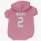 Pink Houston Texans Robert Woods   Dog & Cat Pet Hoodie