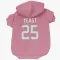 Pink Houston Texans Russ Yeast   Dog & Cat Pet Hoodie