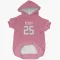 Pink Houston Texans Russ Yeast   Dog & Cat Pet Hoodie