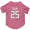 Pink Houston Texans Russ Yeast   Dog & Cat Pet Jersey