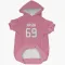 Pink Houston Texans Shaq Mason   Dog & Cat Pet Hoodie