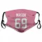 Pink Houston Texans Shaq Mason   Face Mask