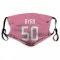 Pink Houston Texans Solomon Byrd   Face Mask