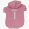 Pink Houston Texans Stefon Diggs   Dog & Cat Pet Hoodie