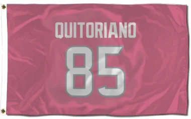 Pink Houston Texans Teagan Quitoriano   Flag (3 X 5)