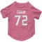 Pink Houston Texans Tommy Togiai   Dog & Cat Pet Jersey