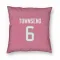 Pink Houston Texans Tommy Townsend   Pillow Cover (18 X 18)