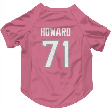 Pink Houston Texans Tytus Howard   Dog & Cat Pet Jersey