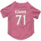 Pink Houston Texans Tytus Howard   Dog & Cat Pet Jersey