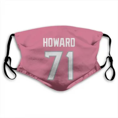 Pink Houston Texans Tytus Howard   Face Mask