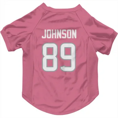 Pink Houston Texans Xavier Johnson   Dog & Cat Pet Jersey