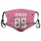 Pink Houston Texans Xavier Johnson   Face Mask