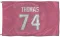 Pink Houston Texans Zach Thomas   Flag (3 X 5)