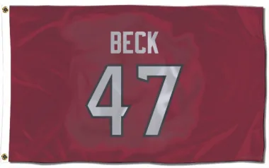 Red Houston Texans Andrew Beck   Flag (3 X 5)