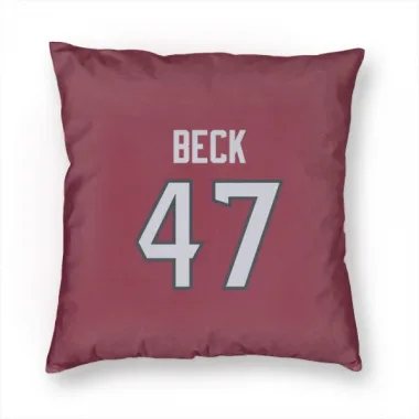 Red Houston Texans Andrew Beck   Pillow Cover (18 X 18)