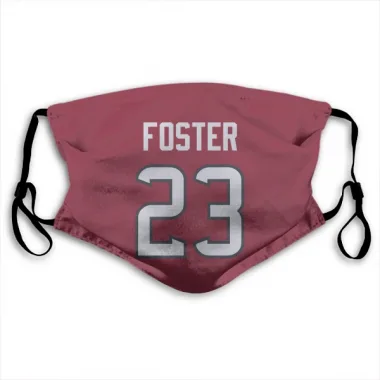 Red Houston Texans Arian Foster   Face Mask