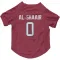 Red Houston Texans Azeez Al-Shaair   Dog & Cat Pet Jersey