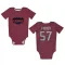 Red Houston Texans Blake Fisher   Newborn & Infant Bodysuit