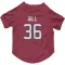 Red Houston Texans Brandon Hill   Dog & Cat Pet Jersey