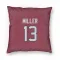 Red Houston Texans Braxton Miller   Pillow Cover (18 X 18)