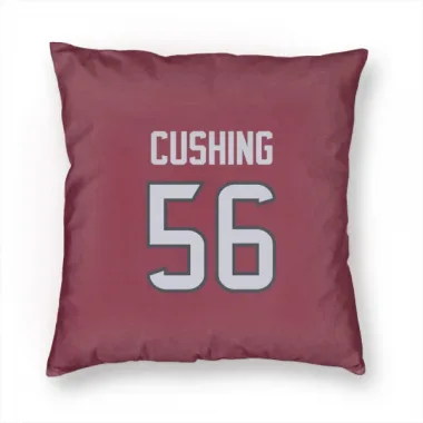 Red Houston Texans Brian Cushing   Pillow Cover (18 X 18)