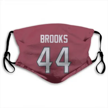 Red Houston Texans British Brooks   Face Mask