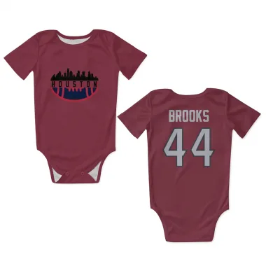 Red Houston Texans British Brooks   Newborn & Infant Bodysuit