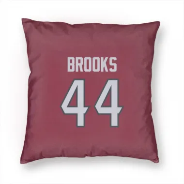 Red Houston Texans British Brooks   Pillow Cover (18 X 18)