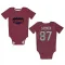 Red Houston Texans Cade Stover   Newborn & Infant Bodysuit