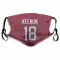 Red Houston Texans Case Keenum   Face Mask