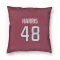 Red Houston Texans Christian Harris   Pillow Cover (18 X 18)